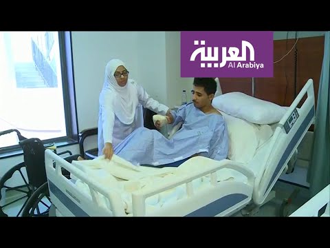 شاهد المستشفيات السعودية تقدم خدماتها الطبية والعلاجية لجرحى الجيش الوطني اليمني